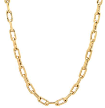 14K gold open link necklace sachi fine jewelry layering